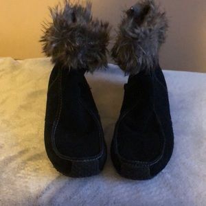 Black suede boots 🥾